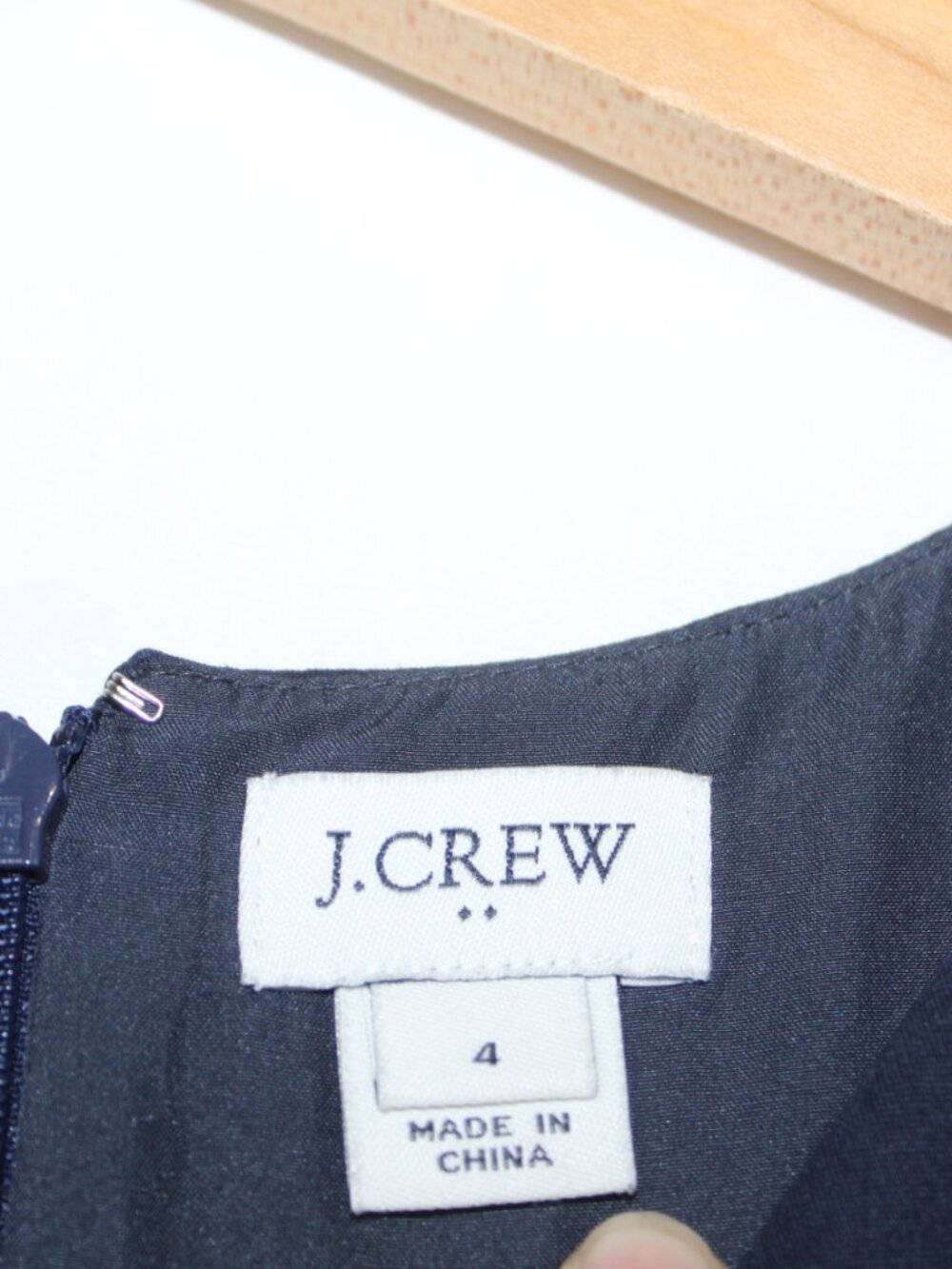 J.Crew navy sheath knee length career wear dress office size 4 - Picture 6 of 11